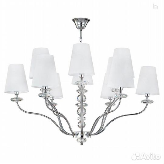 Подвесная люстра Crystal Lux armando SP6+6 chrome