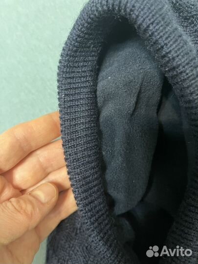 Шапка шлем для мальчика зима 1-2 года Name IT