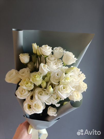 Цветы эустома Букет из эустомы