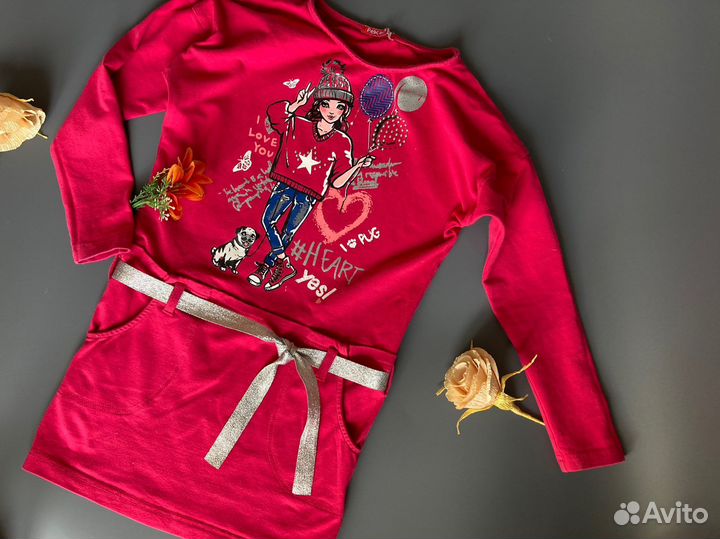 Вещи пакетом на девочку 110 116