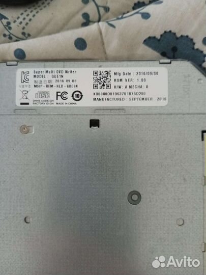 DVD writer для ноутбука