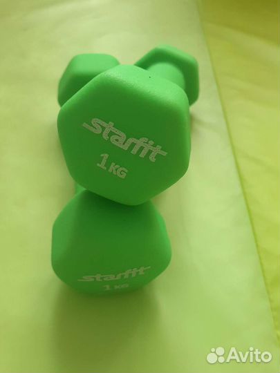 Гантели неопреновые 1 кг(пара)