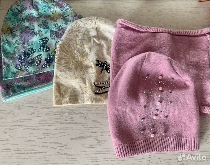 Шапка для девочки повязка весна