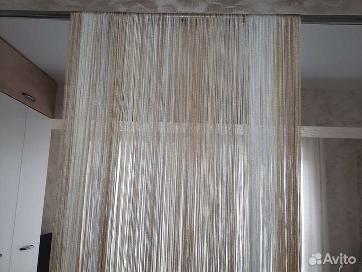 Штора нитяная