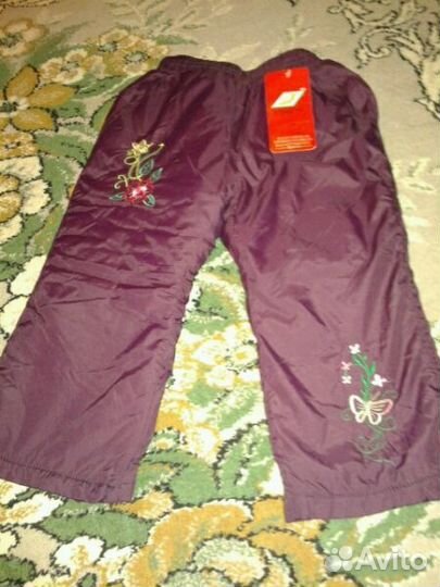 Новые теплые штаники на девочку 2.5-3 годика