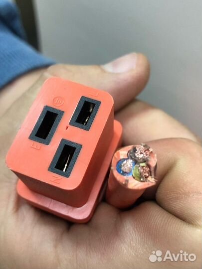 Кабель питания C19 (3*2,5кв.мм) длина 2 метра асик