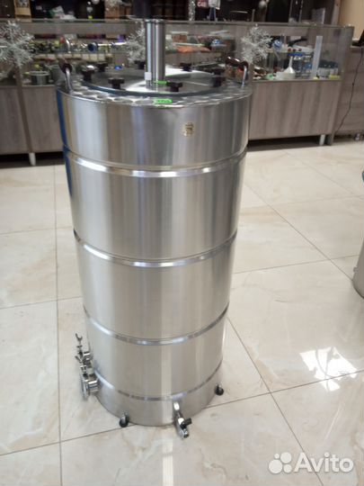 Перегонный куб, бак, котел на 100л под фланец