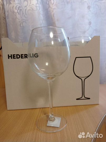 Бокалы для вина IKEA 6 штук