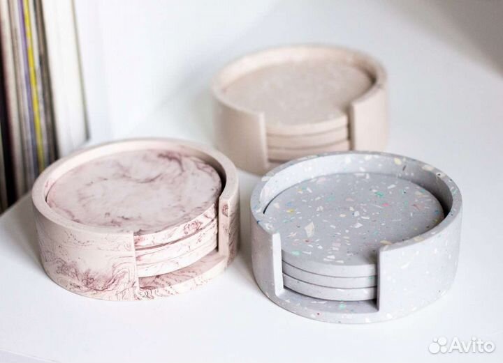 Подставка под кружку/бокал/стакан ручной работы