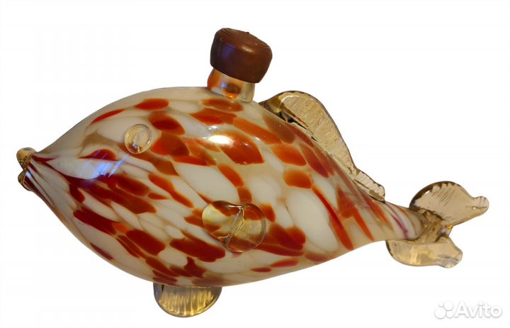 Штоф стеклянный СССР Рыбка