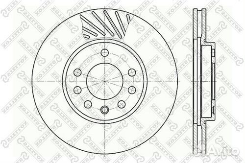 Диск тормозной передний D280мм. Opel Astra 1.6-2.2