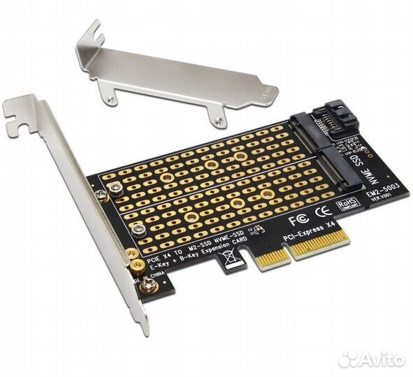 Переходник (адаптер) с m.2 на pci-e x4