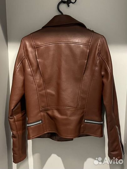Куртка кожаная mango XS