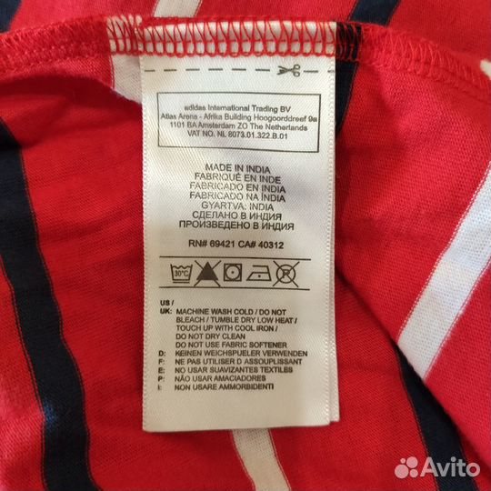 Reebok Поло красное H76923 8Y 8 лет (новое)