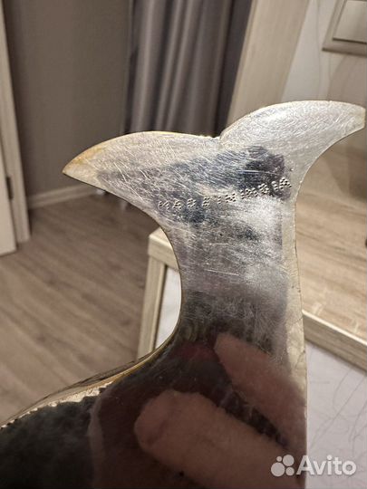 Пепельница латунь