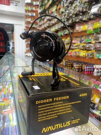Nautilus digger Feeder 6000 фидерная катушка