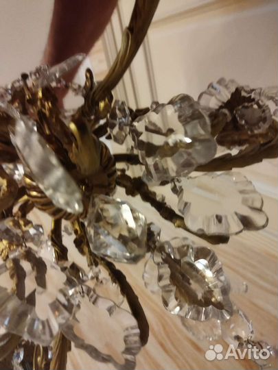 Антикварная старинная люстра