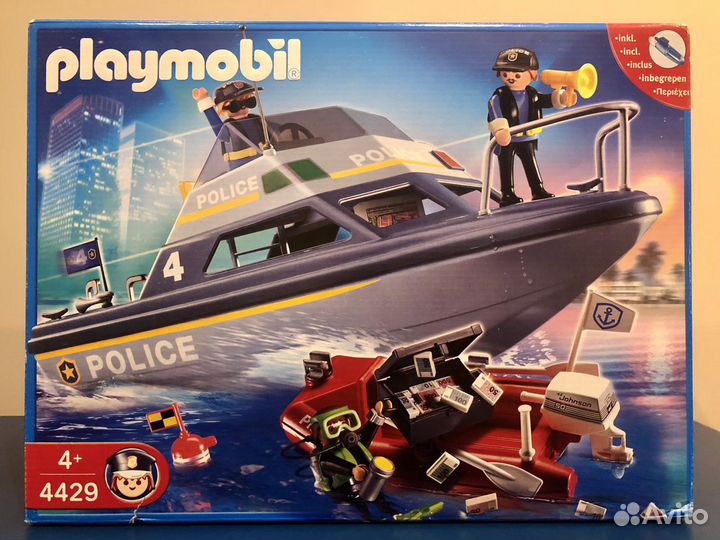 Playmobil 4429 Полицейский катер с мотором
