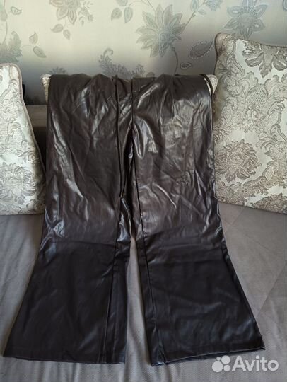 Брюки женские из экокожи