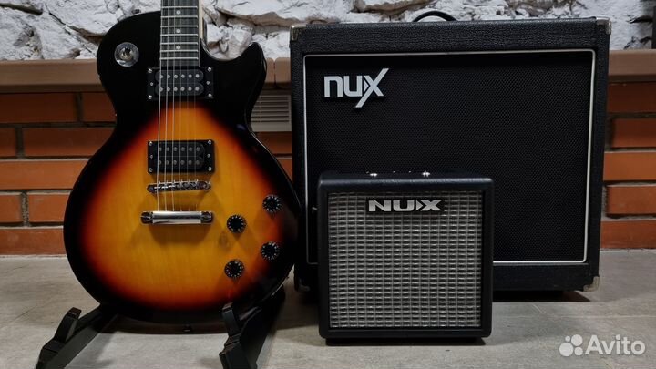 Электрогитара с комбиком (комплект)