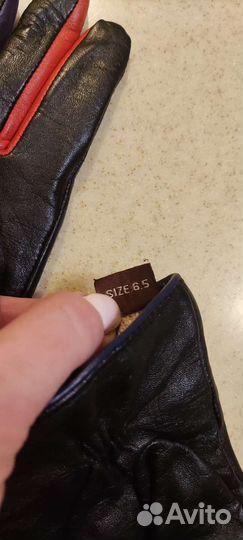 Перчатки женские кожаные черные и коричневые