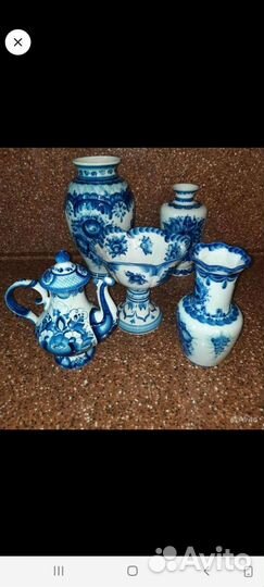 Посуда гжель