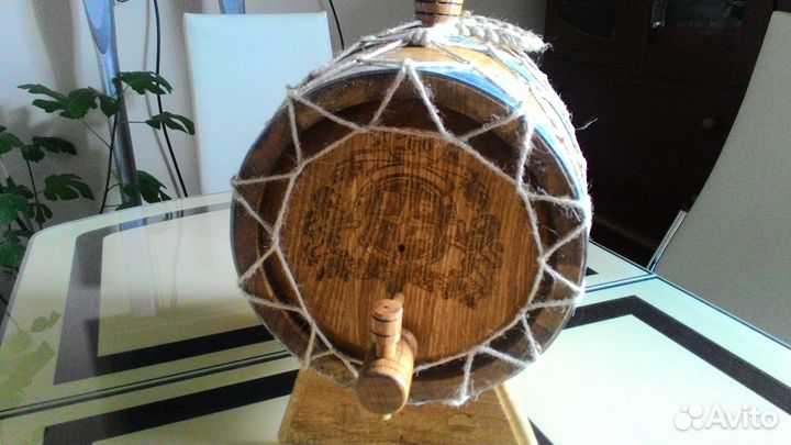 Дубовая бочка 5 л лер