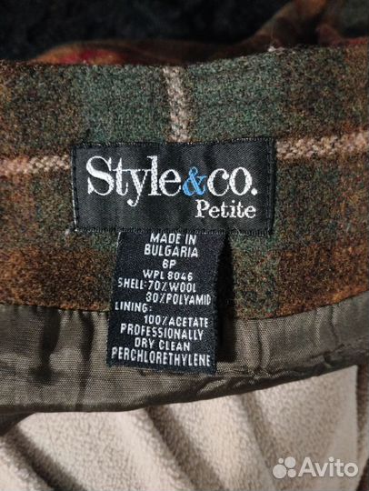 Юбка в клетку