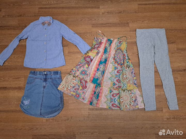 Пакет вещей на девочку рост 134-140