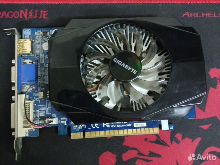Видеокарта gigabyte GV-N630-2GI REV 3.0