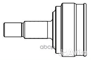 Шрус наружный к-т ford focus (DAW DBW) 818013 GSP