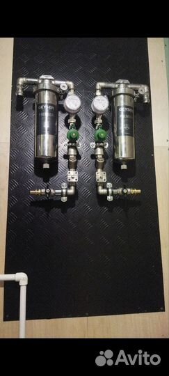 Коллекторный узел, сборка инженерной сантехники