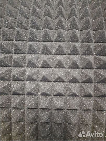 Акустический поролон пирамида 2х1 метр