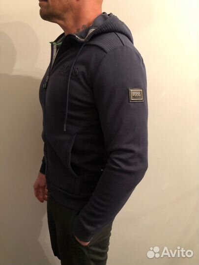 Zip hoodie hugo boss 48/M идеальная