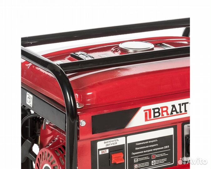 Бензиновый генератор Brait 5,5кВт Медная обмотка