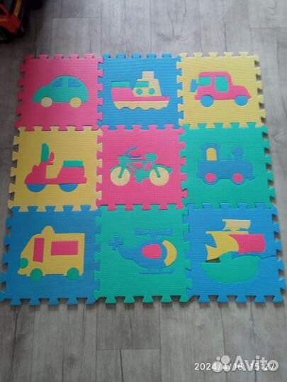 Детский коврик пазл