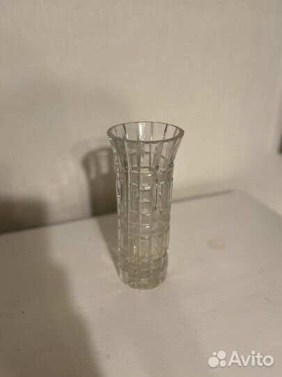 Хрустальная ваза СССР высота 21 см