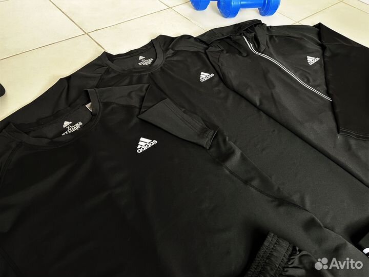 Рашгард Adidas Black - 5/1, 2/1