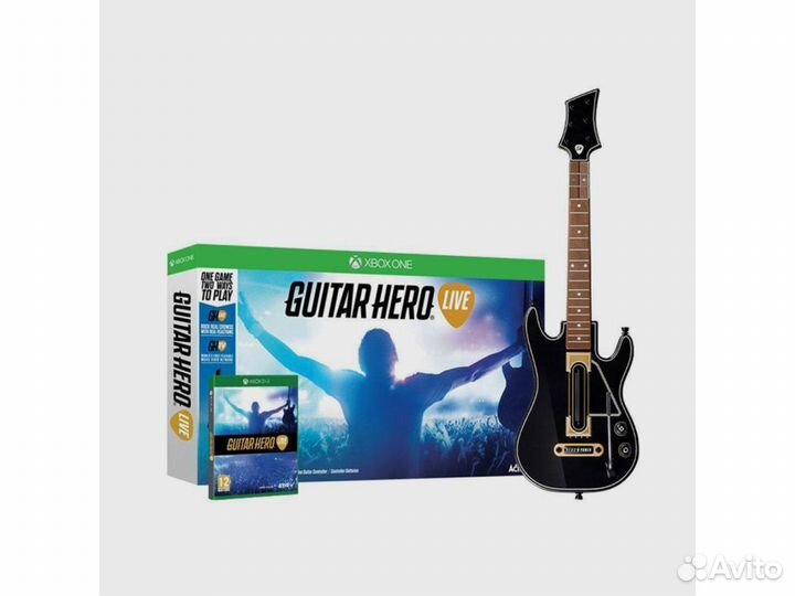 Guitar Hero Live. Игра + гитара, б/у