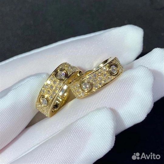 Серьги Cartier натуральное золото