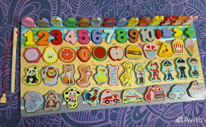 Сортер монтессори 7в1