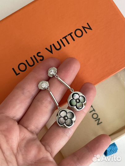 Серьги кулон Louis Vuitton LV