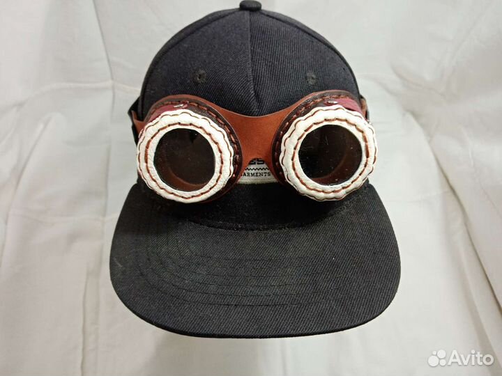 Гогглы из натуральный кожи