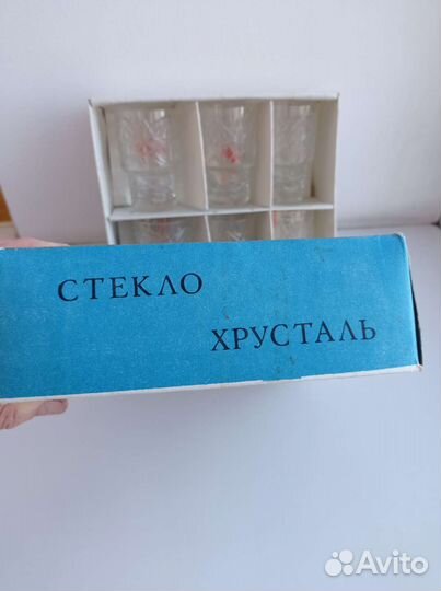 Хрусталь, рюмки, вазы СССР