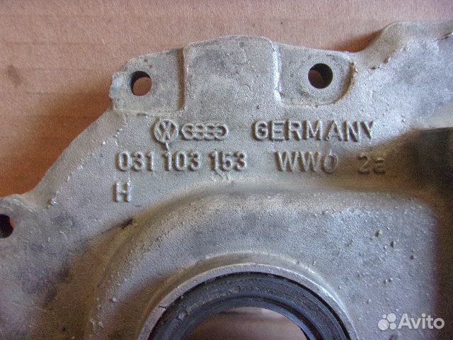 VW Golf 84-97г., 1.3-1.4 передняя крышка коленвала