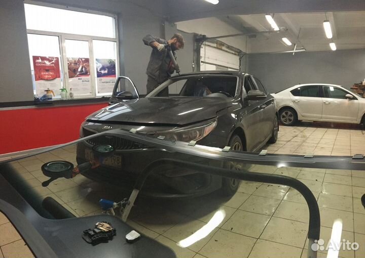 Лобовое стекло для кия рио с обогревом