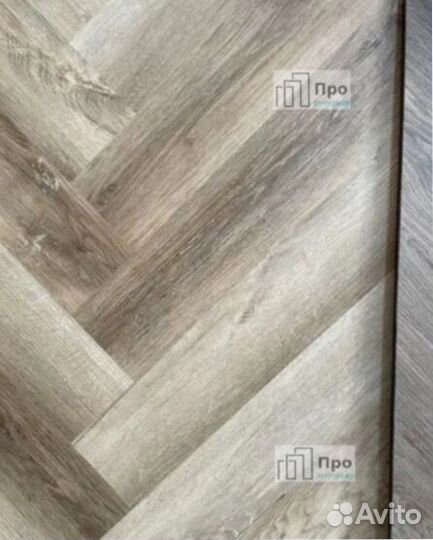 Виниловый ламинат елочкой