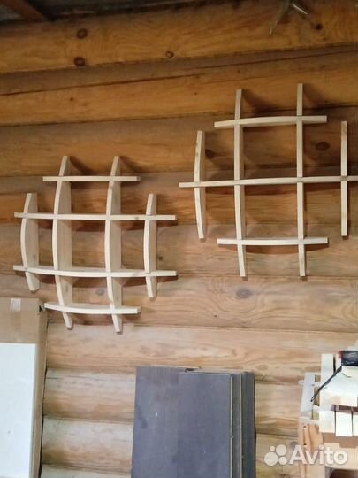 Полка настенная деревянная