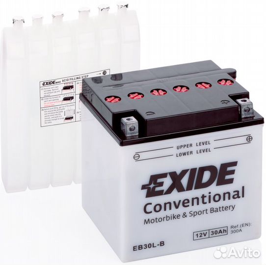 Аккумулятор Exide Conventional 30 А/ч EB30L-B