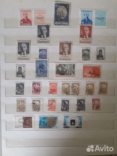 Марки Лениниана Советские